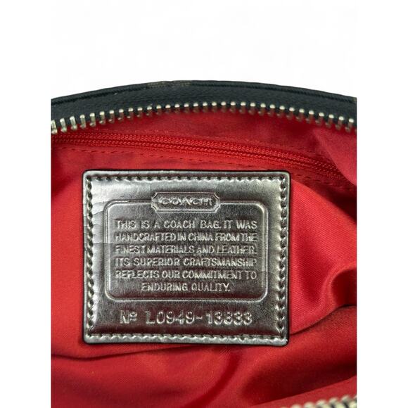 Coach Vintage Poppy Signature Satin Shoulder Bag - Picture 10 of 12